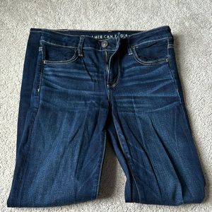 American Eagle, Women’s Jeans, deep blue skinny